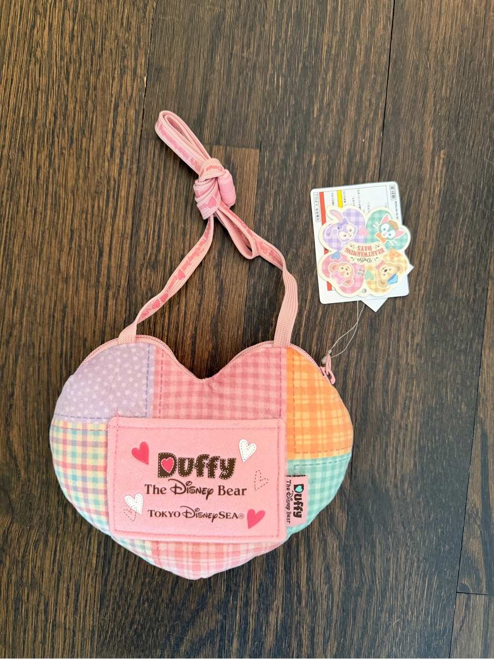 Tokyo Disney Resort Duffy Pass Case Coin Holder Crossbody Bag - Picture 2 of 3
